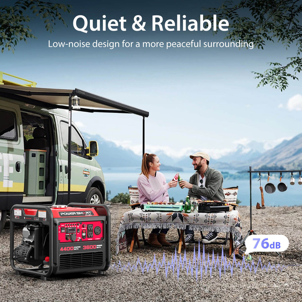 Preorder: 4400W Open Frame Inverter Generator w/ CO Alert DL5040-W