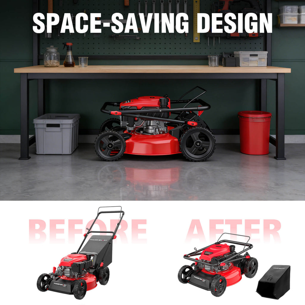 17" 144cc Gas Push 3-in-1 Lawn Mower DV8618P